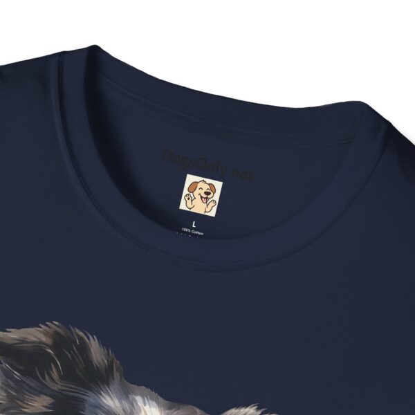 Border Collie Dog T-Shirt - Unisex Softstyle Tee - Image 64