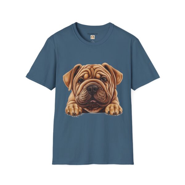 Shar-Pei T-Shirt - Unisex Softstyle Tee - Image 46