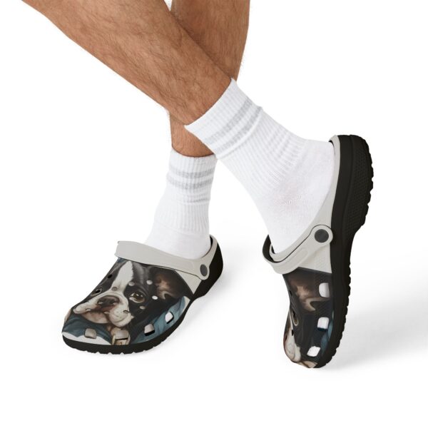 Boston Terrier EVA Foam Clogs with Adorable Paw Design - Image 11