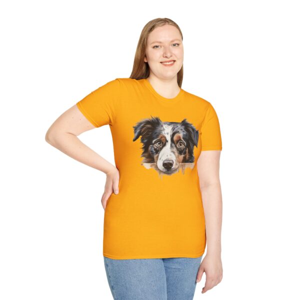 Australian Shepherd Dog T-Shirt - Unisex Softstyle Tee - Image 26