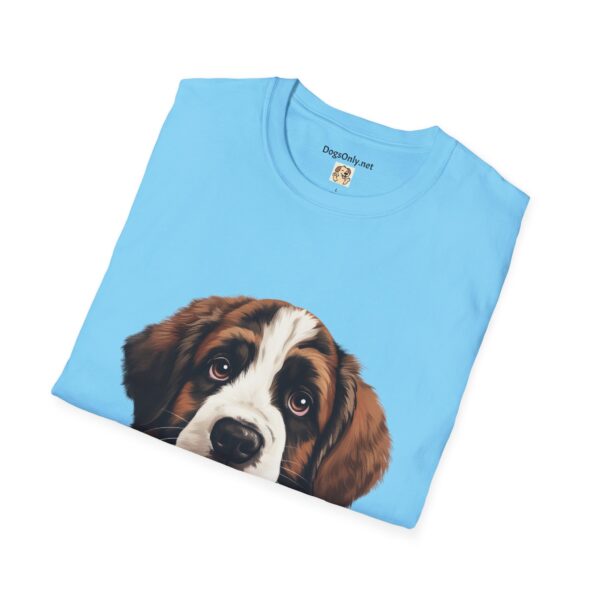 Saint Bernard Dog T-Shirt - Unisex Softstyle Tee - Image 44