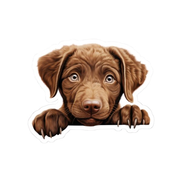 Chesapeake Bay Retriever Dog Kiss-Cut Sticker - Perfect for Pet Lovers & Laptop Decor - Image 2