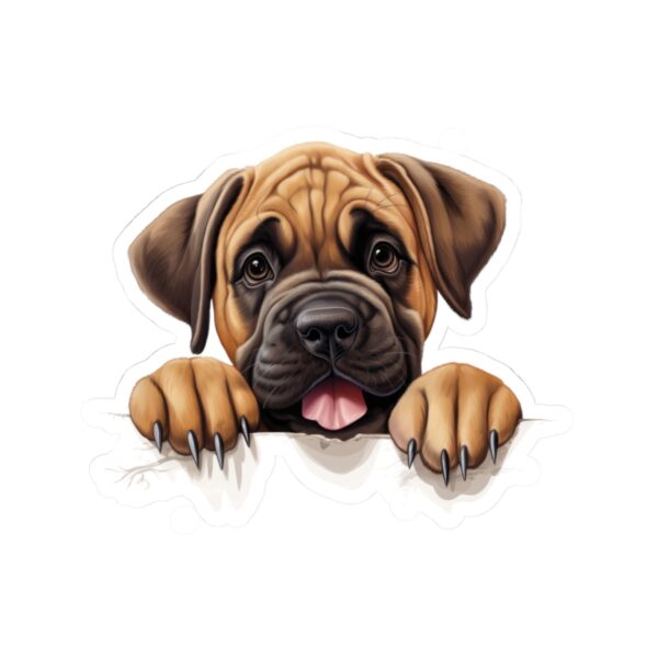 Mastiff Dog Kiss-Cut Sticker - Perfect for Pet Lovers & Laptop Decor - Image 2