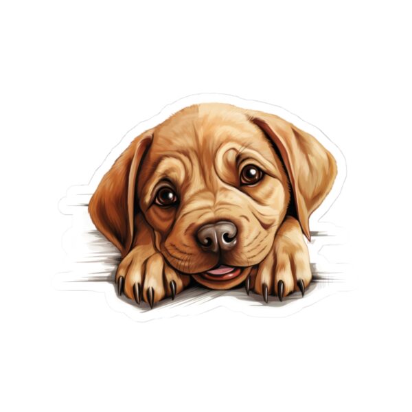 Labrador Retrieveri Dog Kiss-Cut Sticker - Perfect for Pet Lovers & Laptop Decor - Image 2