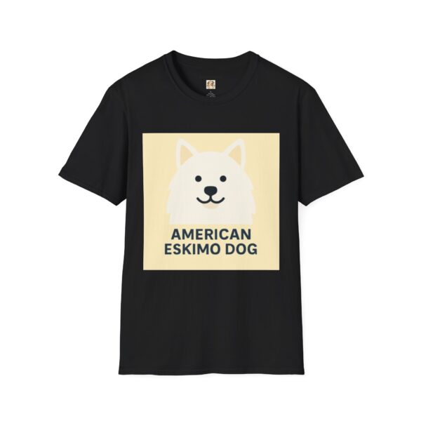 American Eskimo Dog T-Shirt - Unisex Softstyle Tee - Image 2
