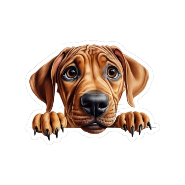 Rhodesian Ridgeback Dog Kiss-Cut Sticker - Perfect for Pet Lovers & Laptop Decor - Image 2