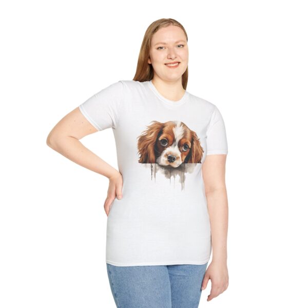 Cavalier King Charles Spaniel Dog T-Shirt - Unisex Softstyle Tee - Image 20