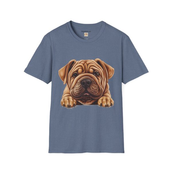 Shar-Pei T-Shirt - Unisex Softstyle Tee - Image 2