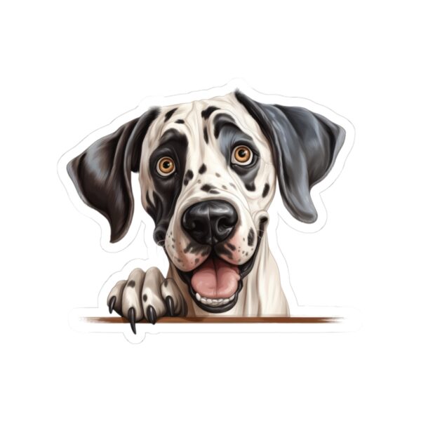 Great Dane Dog Kiss-Cut Sticker - Perfect for Pet Lovers & Laptop Decor - Image 2