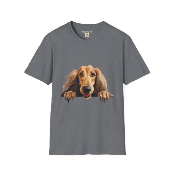 Afghan Hound Dog Hands T-Shirt - Unisex Softstyle Tee - Image 31