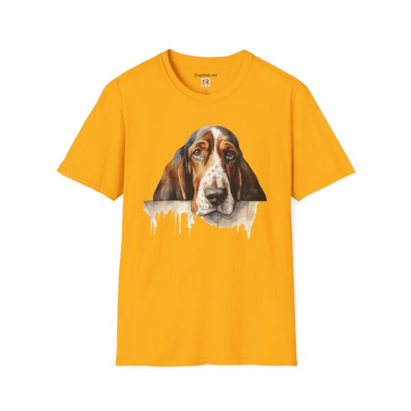 Bassett Hound Dog T-Shirt - Unisex Softstyle Tee - Image 22