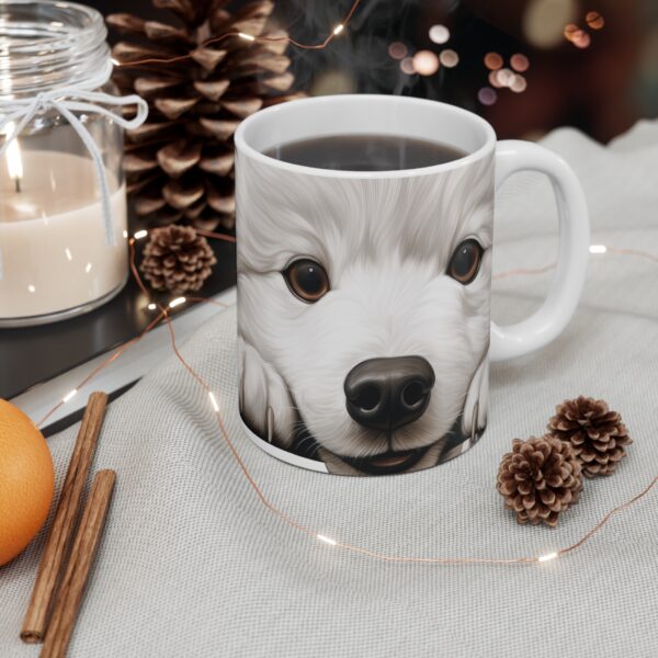 Samoyed Cute Puppy Mug - Adorable Dog Design - Perfect for Pet Lovers - Image 5
