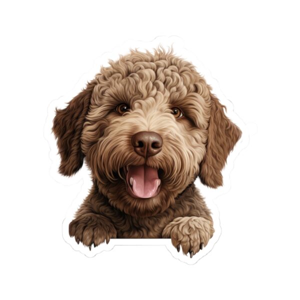 Lagotto Romagnolo Dog Kiss-Cut Sticker - Perfect for Pet Lovers & Laptop Decor - Image 2
