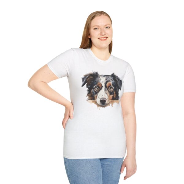 Australian Shepherd Dog T-Shirt - Unisex Softstyle Tee - Image 16