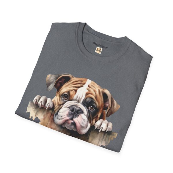 Bulldog-1 T-Shirt - Unisex Softstyle Tee - Image 44