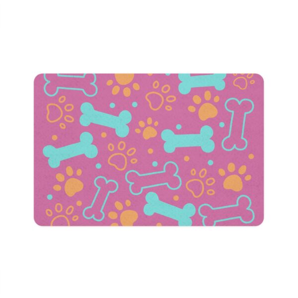 Bone & Paw Print Design (12x18) - Light Pink - Image 2