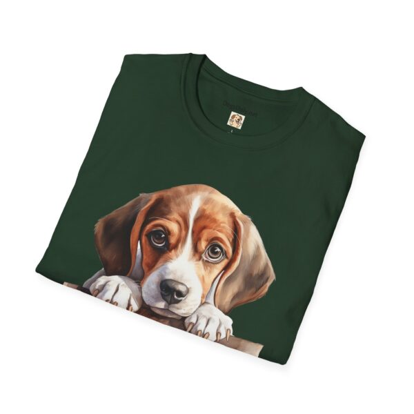 Beagle Puppy Dog T-Shirt - Unisex Softstyle Tee - Image 34
