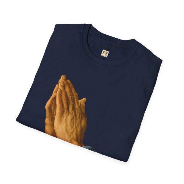 Inspirational Prayer Hands T-Shirt - Unisex Softstyle Tee - Image 54