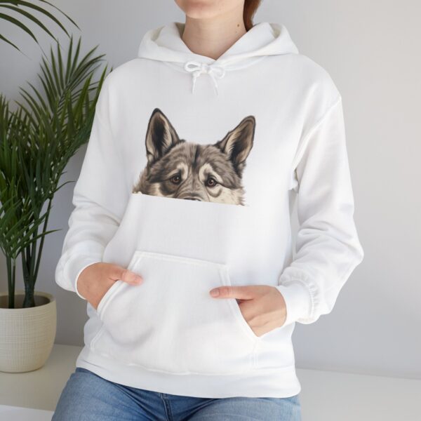 Norwegian Elkhound Cozy Dog Lover's Hoodie