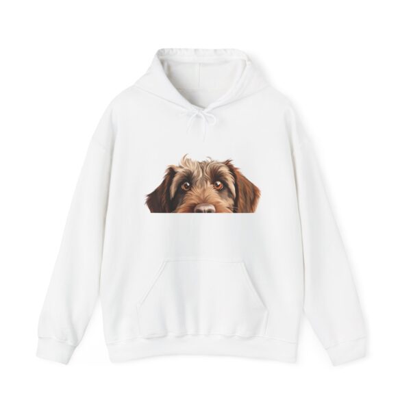 Wirehaired Pointing Griffon Dog Cute Dog Face Hooded Sweatshir - Image 2