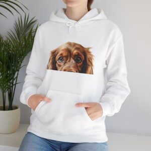 Cocker Spaniel Cozy Dog Lover's Hoodie - Pet Portrait Sweatshirt, Unisex Dog Sweatshirt, Gift for Dog Owners, Puppy Lover Hoodie, Cute Pet Apparel