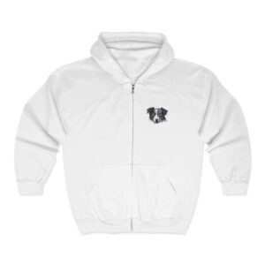 Australian Shepard Adorable Dog Lover's Full Zip Hoodie