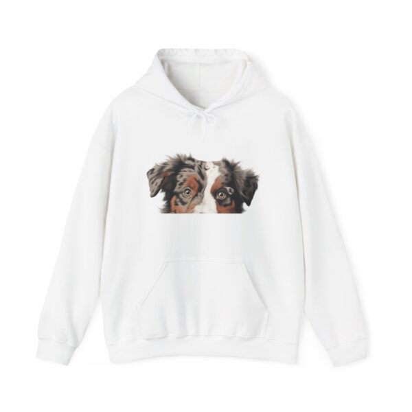 Australian Shepard Dog Adorable Dog Face Hoodie - Cozy Pet Lover Sweatshirt, Animal Hoodie, Gifts for Dog Lovers, Cute Casual Wear, Pet-Themed Apparel - Image 2