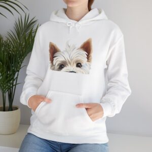 West Highland White Terrier Cute Dog Face Hoodie