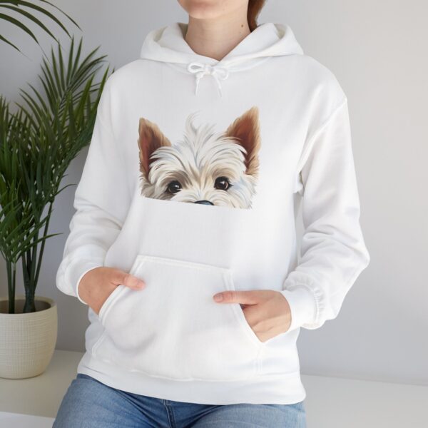 West Highland White Terrier Cute Dog Face Hoodie