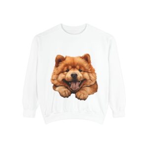 Charming Chow Chow Sweatshirt, Cute Pet Apparel, Cozy Gift for Dog Lovers, Ideal for Everyday Wear, Perfect for Birthdays