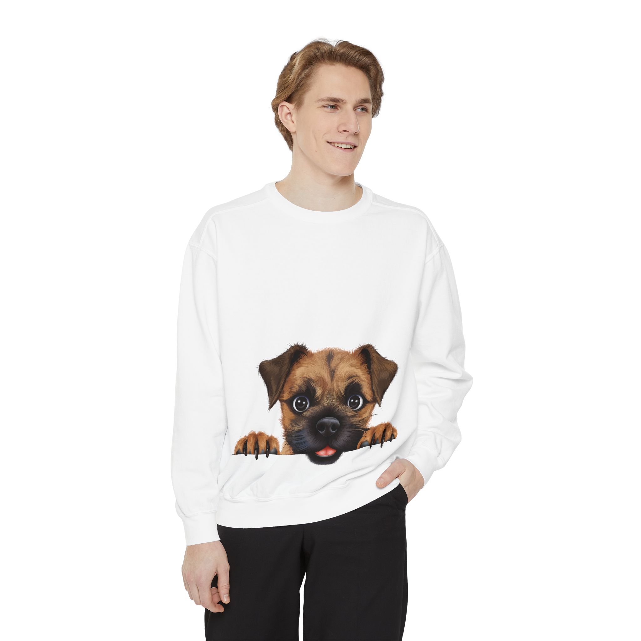 Border Terrier Sweatshirt, Animal Lover Gift, Cozy Fashion, Unisex Sweatshirt for Pets, Dog Lover Apparel, Perfect for Gift Giving - Image 3