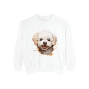 Bichon Frese Sweatshirt, Comfy Animal Lover Apparel, Gifts for Pet Owners, Cozy Casual Wear, Ideal for Dog Lovers