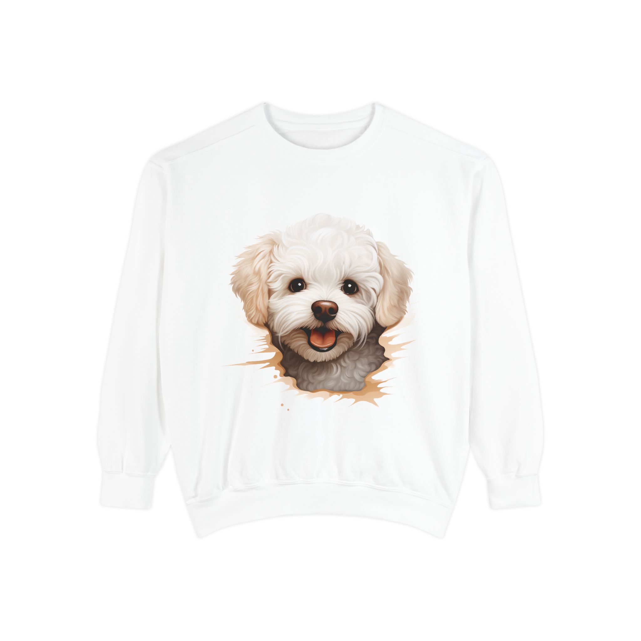 Bichon Frese Sweatshirt, Comfy Animal Lover Apparel, Gifts for Pet Owners, Cozy Casual Wear, Ideal for Dog Lovers