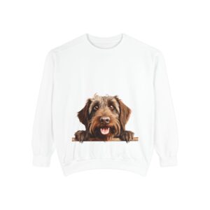 Wirehaired Pointer Griffon Unisex Garment-Dyed Sweatshirt