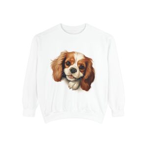 Cavalier King Charles Spaniel Sweatshirt, Pet Lover Gift, Animal Clothing, Cozy Sweatshirt, Cute Dog Apparel, Unisex Dog Lover Sweatshirt