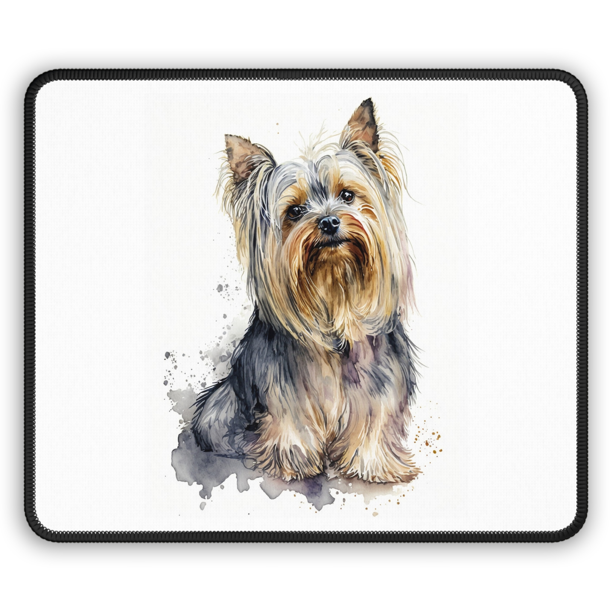 Yorkshire Terrier Gaming Mouse Pad - Pet Lover Gift, Dog Decor, Office Accessories, Personalized Mouse Mat, Animal Print - Image 2