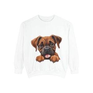 Boxer Puppy Sweatshirt | Cozy Pet Lover Gift, Animal Sweatshirt, Casual Hoodie, Dog Lover Apparel, Unique Pet Sweatshirt