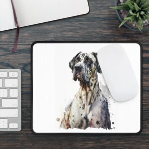 Great Dane Gaming Mouse Pad - Pet Lover Gift, Desk Decor, Office Accessories, Great Dane Merchandise, Animal Art Mouse Pad