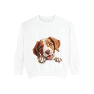 Brittany Puppy Sweatshirt| Unisex Cute Pet Apparel, Gift for Dog Owners, Cozy Fashion, Animal Lover Sweatshirt, Birthday Gift