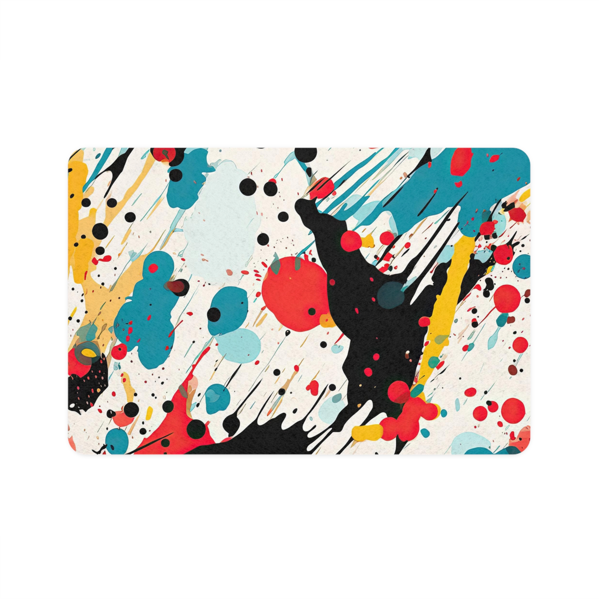 Abstract Design 3 Dog Feeding Mat (12x18) - Image 2