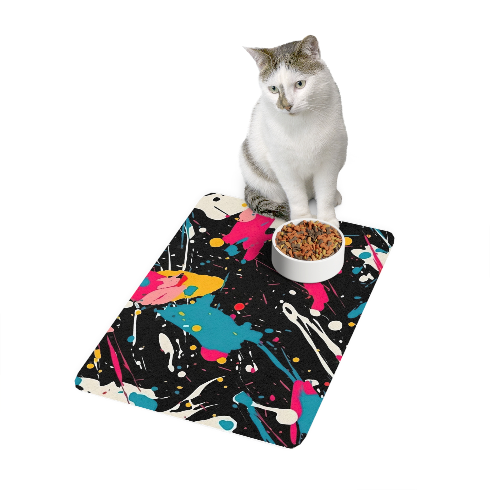 Abstract Design 11 Dog Feeding Mat (12x18) - Image 4