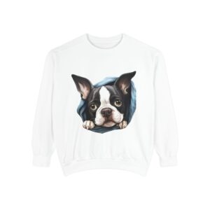 Boston Terrier Unisex Sweatshirt - Cute Animal Design, Dog Lover Gift, Cozy Pullover Jumper, Pet Owner Apparel, Comfy Graphic Tee