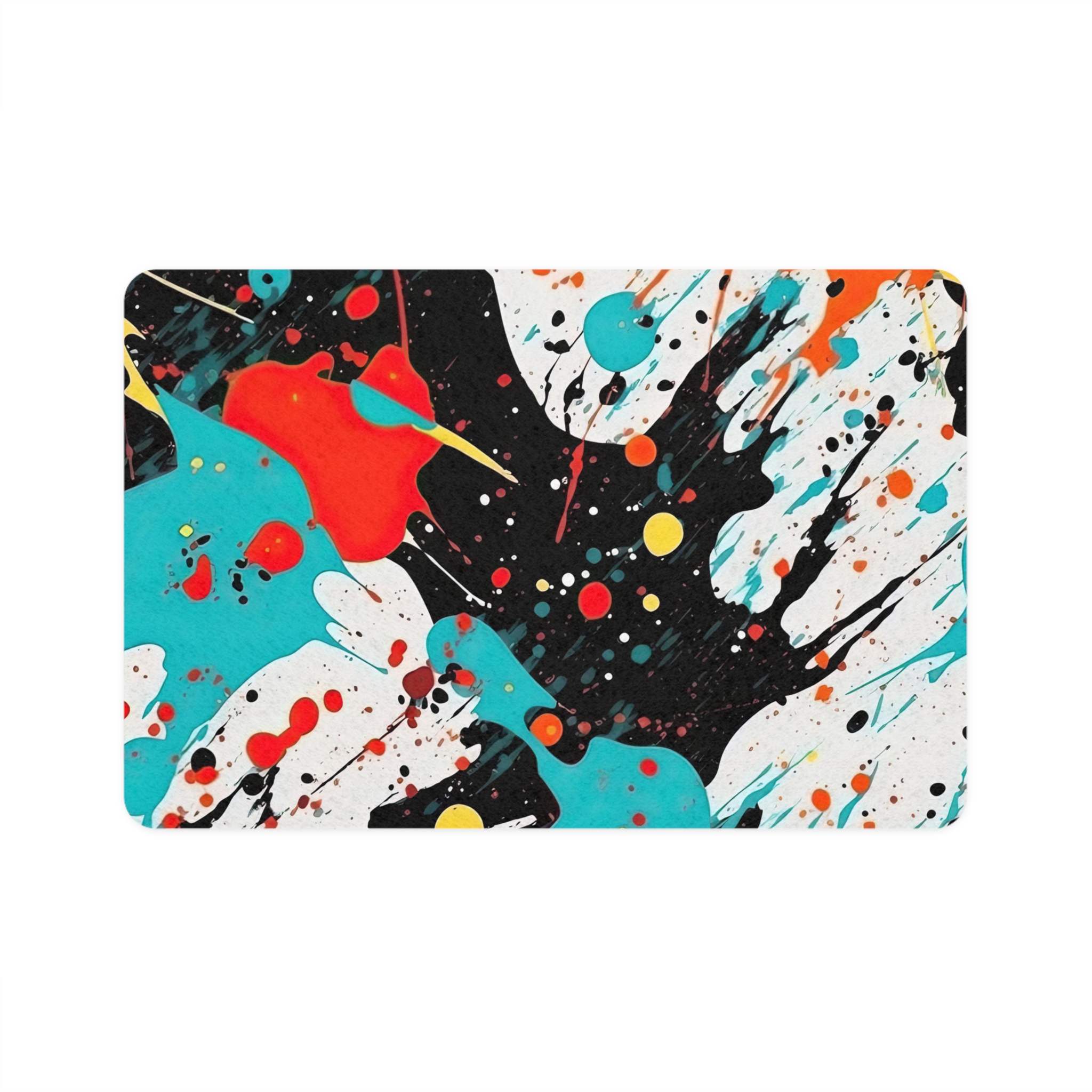 Abstract Design 7 Dog Feeding Mat (12x18) - Image 2