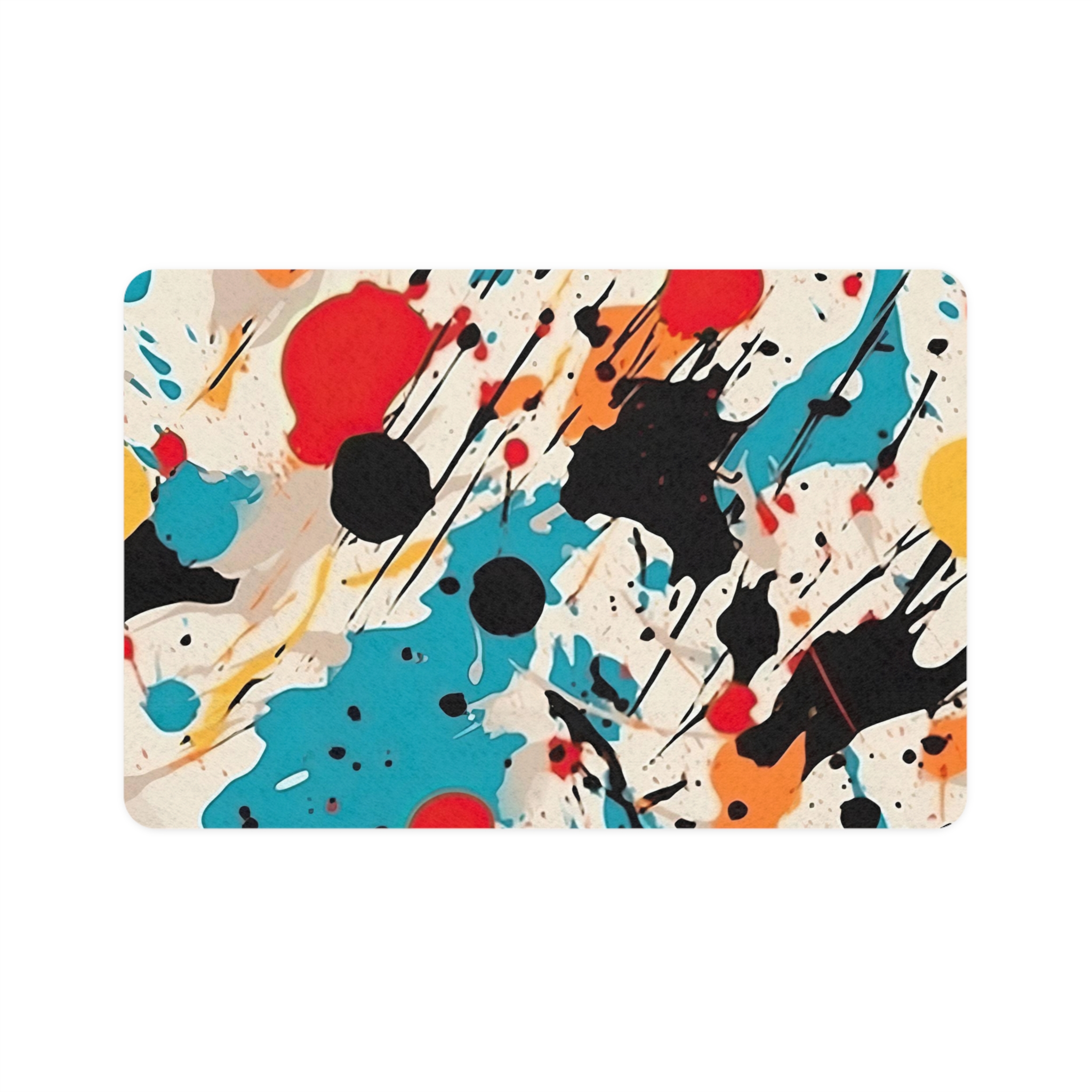 Abstract Design 5 Dog Feeding Mat (12x18) - Image 2