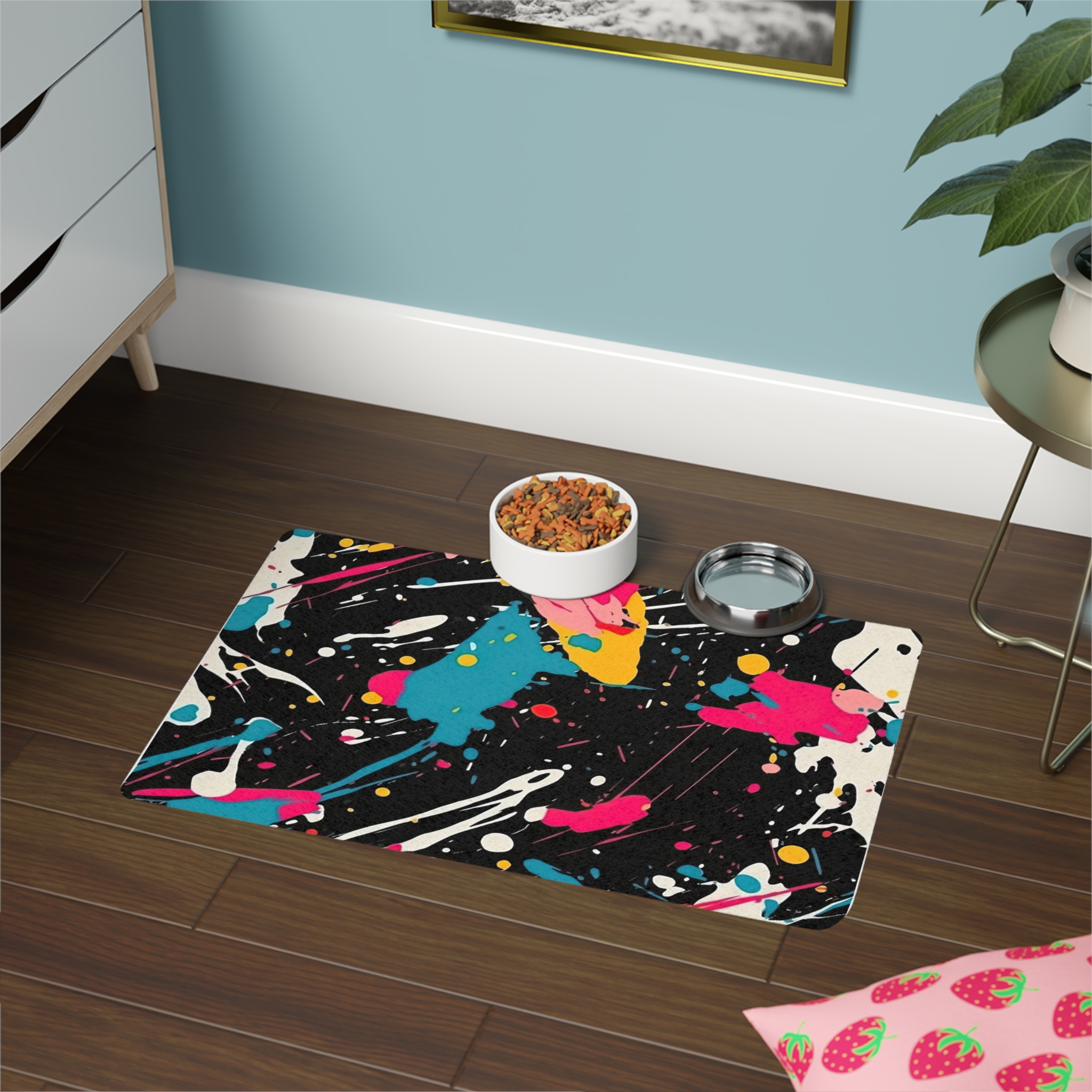 Abstract Design 11 Dog Feeding Mat (12x18)