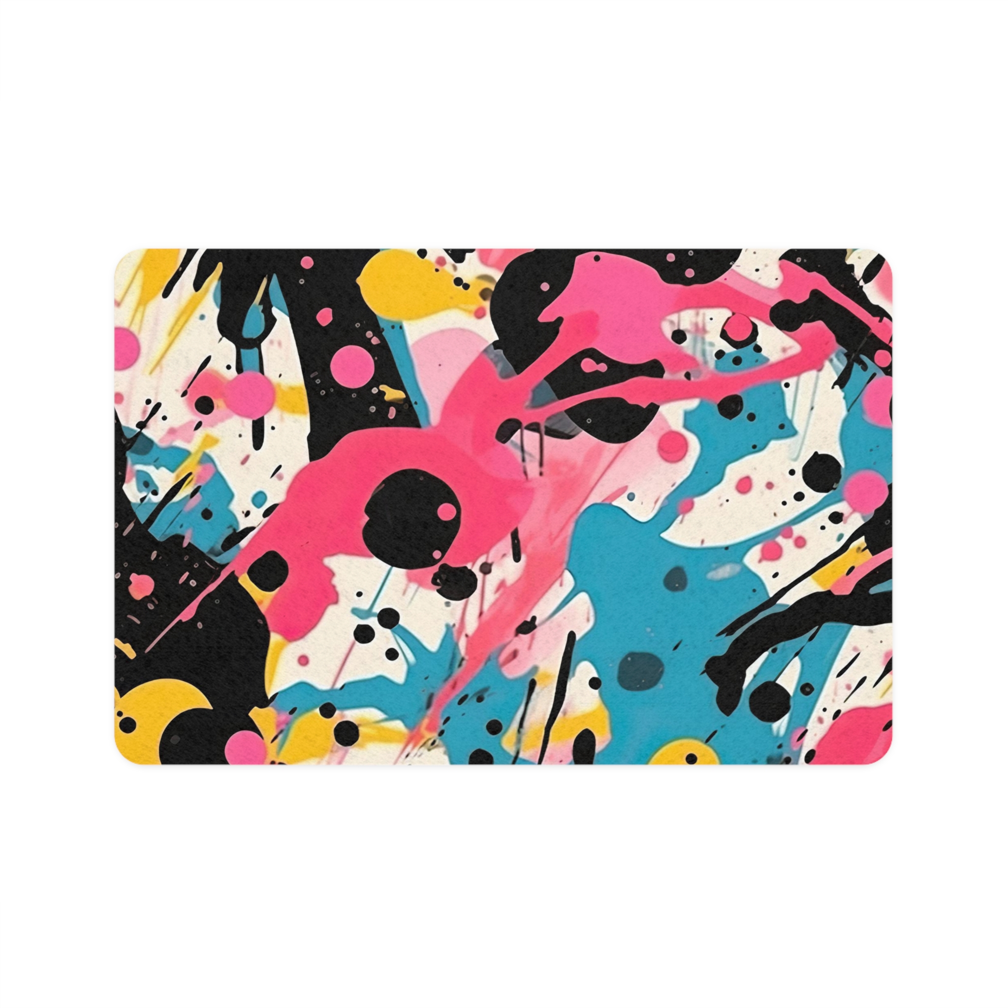 Abstract Design 1 Dog Feeding Mat (12x18) - Image 2