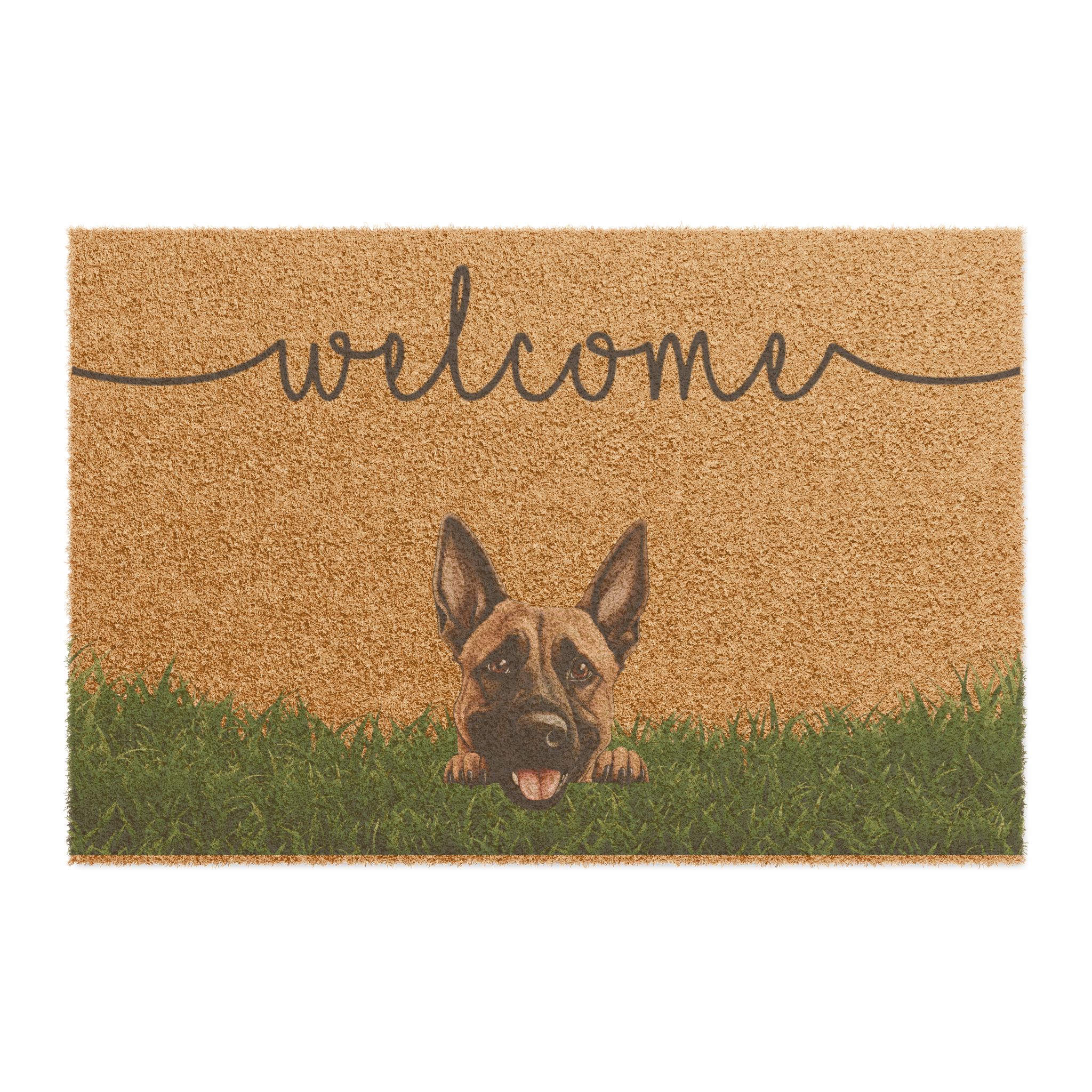Belgian Malinois Welcome Dog Doormat — - Image 2